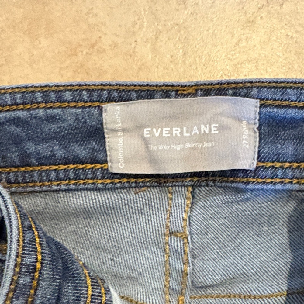 Everlane Classic High-Rise Skinny Jeans - Light Blue